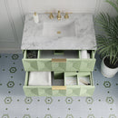 James Martin Emmeline 36" Single Bathroom Vanity, Pistachio