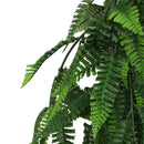 Fern Garland Artificial Hanging Bush 7.1×30in – NFPA701 Fire Rated – UV Resistant