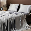 GobekUsa Opulent Solid Color Satin Bedding Set