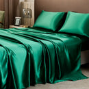 GobekUsa Opulent Solid Color Satin Bedding Set