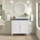 James Martin Lorelai 36" Single Bathroom Vanity, Bright White