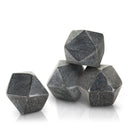 Glacier Rocks Basalt Hexagon Stone Set of 4 by Viski