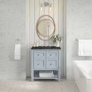 James Martin Breckenridge 30" Single Bathroom Vanity, Serenity Blue