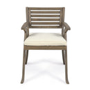 Helen Outdoor Acacia Wood Dining Chair by HouseOfZazla