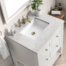James Martin Breckenridge 30" Single Bathroom Vanity, Bright White