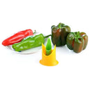 Orange 2pcs vegetable cutter corer seed remover kitchen gadget by Decorbites