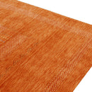Orange And White Modern Contemporary Hand Loomed Premium Wool Area Rug Design by The Rug Decor