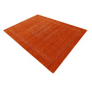 Orange And White Modern Contemporary Hand Loomed Premium Wool Area Rug Design by The Rug Decor