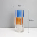 GobekUsa Clear Crystal Mosaic Vase - Home Decoration Terrarium Flower Pot