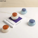 GobekUsa Glass Storage Jar with Lid Ring Jewelry Box Candy Pot Aroma Can