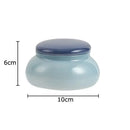 GobekUsa Glass Storage Jar with Lid Ring Jewelry Box Candy Pot Aroma Can