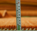 Orange Hand Loomed Wool Area Rug Bold Center Colorful Pattern by The Rug Decor