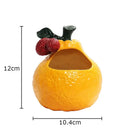 Orange ceramic fruit ashtray living room decorbites ceramic ashtray by Decorbites