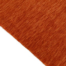 Orange Contemporary Hand Loomed Premium Wool Area Rug with Dynamic Multicolor Accents by The Rug Decor