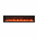 Amantii BI 60” SLIM Panorama Indoor/Outdoor Electric Fireplace with Remote