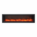 Amantii 88 Inch Panorama Slim BI-88-SLIM-OD Linear Indoor or Outdoor Electric Fireplace