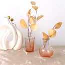 GobekUsa 30 Gradual Orange Glass Bud Vases for Wedding Centerpieces