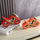 GobekUsa Ceramic Motorcycle Light Decoration for Living Room, Porch, Dining Side