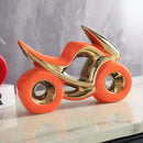 GobekUsa Ceramic Motorcycle Light Decoration for Living Room, Porch, Dining Side