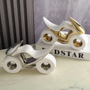 GobekUsa Ceramic Motorcycle Light Decoration for Living Room, Porch, Dining Side