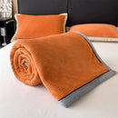 GobekUsa Carved Velvet Blanket: Soft, Warm Sofa Throw for Autumn & Winter