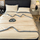 GobekUsa Carved Velvet Blanket: Soft, Warm Sofa Throw for Autumn & Winter