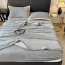 GobekUsa Carved Velvet Blanket: Soft, Warm Sofa Throw for Autumn & Winter