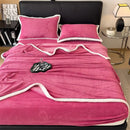 GobekUsa Carved Velvet Blanket: Soft, Warm Sofa Throw for Autumn & Winter