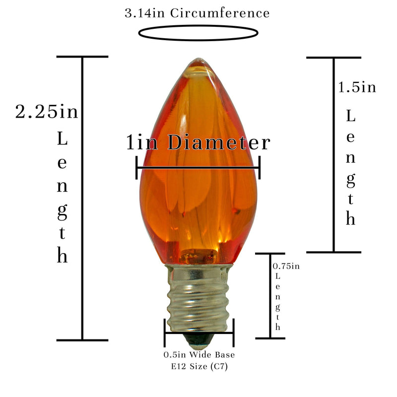 Orange LED Light Bulbs