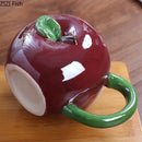 Orange pumpkin fruit ceramic cup kitchen breakfast mug by Decorbites