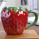 Orange pumpkin fruit ceramic cup kitchen breakfast mug by Decorbites