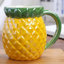 Orange pumpkin fruit ceramic cup kitchen breakfast mug by Decorbites