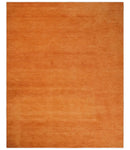 Orange Wool Hand Tufted Contemporary Area Rug - Made to Order by The Rug Decor