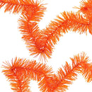 Matte Orange Tinsel Garland