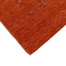 Orange Tribal Medallion Hand Loomed Wool Area Rug - Natural by The Rug Decor