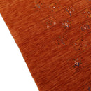 Orange Tribal Center Medallion Hand Loomed Wool Area Rug
