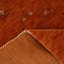 Orange Tribal Center Medallion Hand Loomed Wool Area Rug