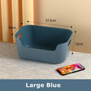 Orange yellow & teal plastic desktop storage basket office organizer by Decorbites