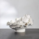 GobekUsa Ceramic Wavy Flower Vase - Home Decoration and Storage Organization