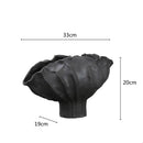 GobekUsa Ceramic Wavy Flower Vase - Home Decoration and Storage Organization