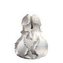 GobekUsa Ceramic Wavy Flower Vase - Home Decoration and Storage Organization