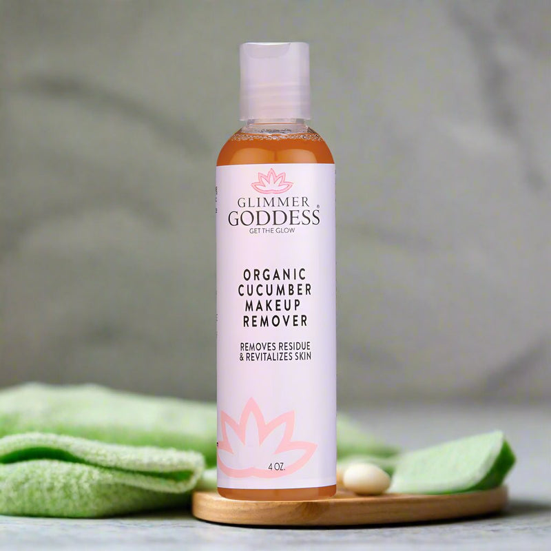 Organic Cucumber Makeup Remover - Remove Makeup with No Oily Residue