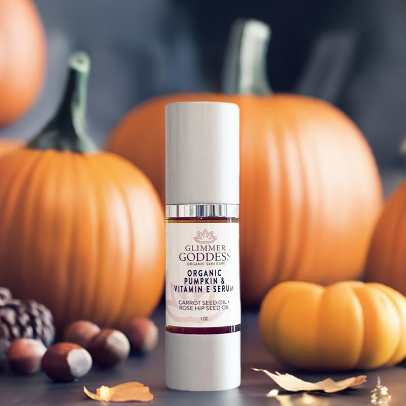 Organic Pumpkin Serum with Collagen Boosting Vitamin E Instant Glow Treatment