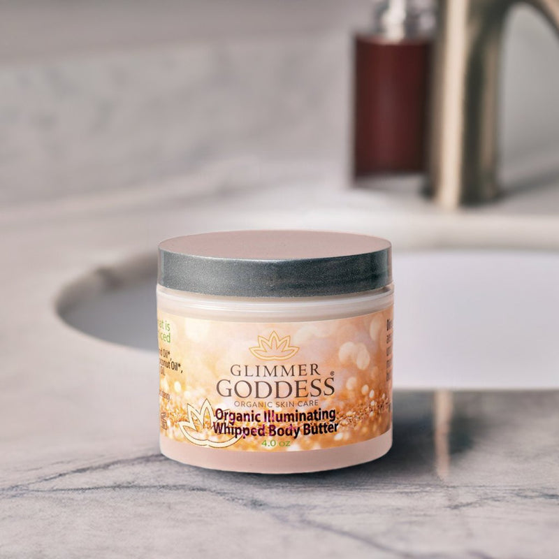 Organic Shimmering Body Butter Whipped To Perfection