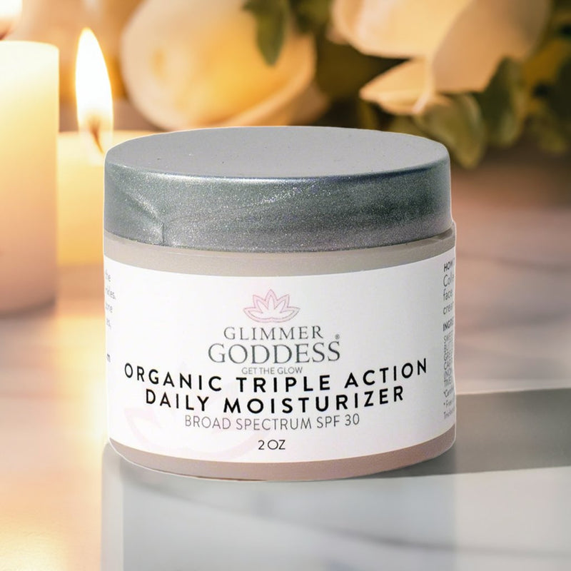 Triple Action Daily Organic Face Moisturizer