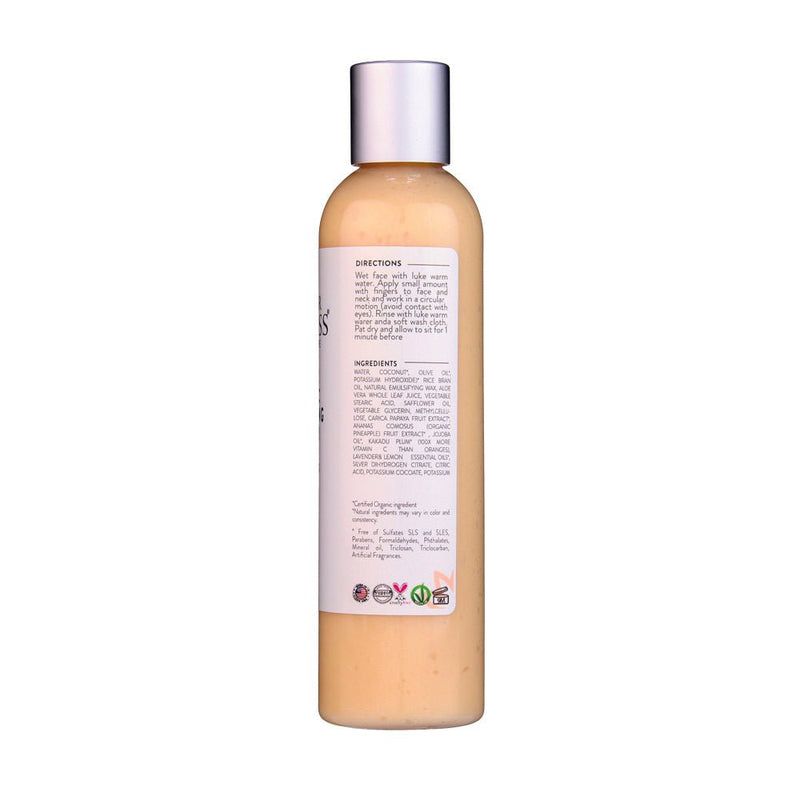 Organic Vitamin C Skin Brightening Cleanser 8 oz.