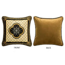 GobekUsa Bamboo Black Gold Lumbar Pillow Covers - Oriental Chinese Style Luxury 30x50cm