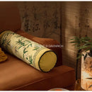 GobekUsa Autum Orchid Velvet Lumbar Pillow Cover - Oriental Home Decor