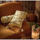 GobekUsa Autum Orchid Velvet Lumbar Pillow Cover - Oriental Home Decor