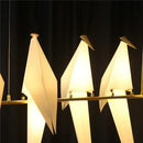 GobekUsa Bird Design LED Hanging Chandelier for Dining and Living Spaces